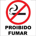 Proibido Fumar nas áreas internas deste Ministério